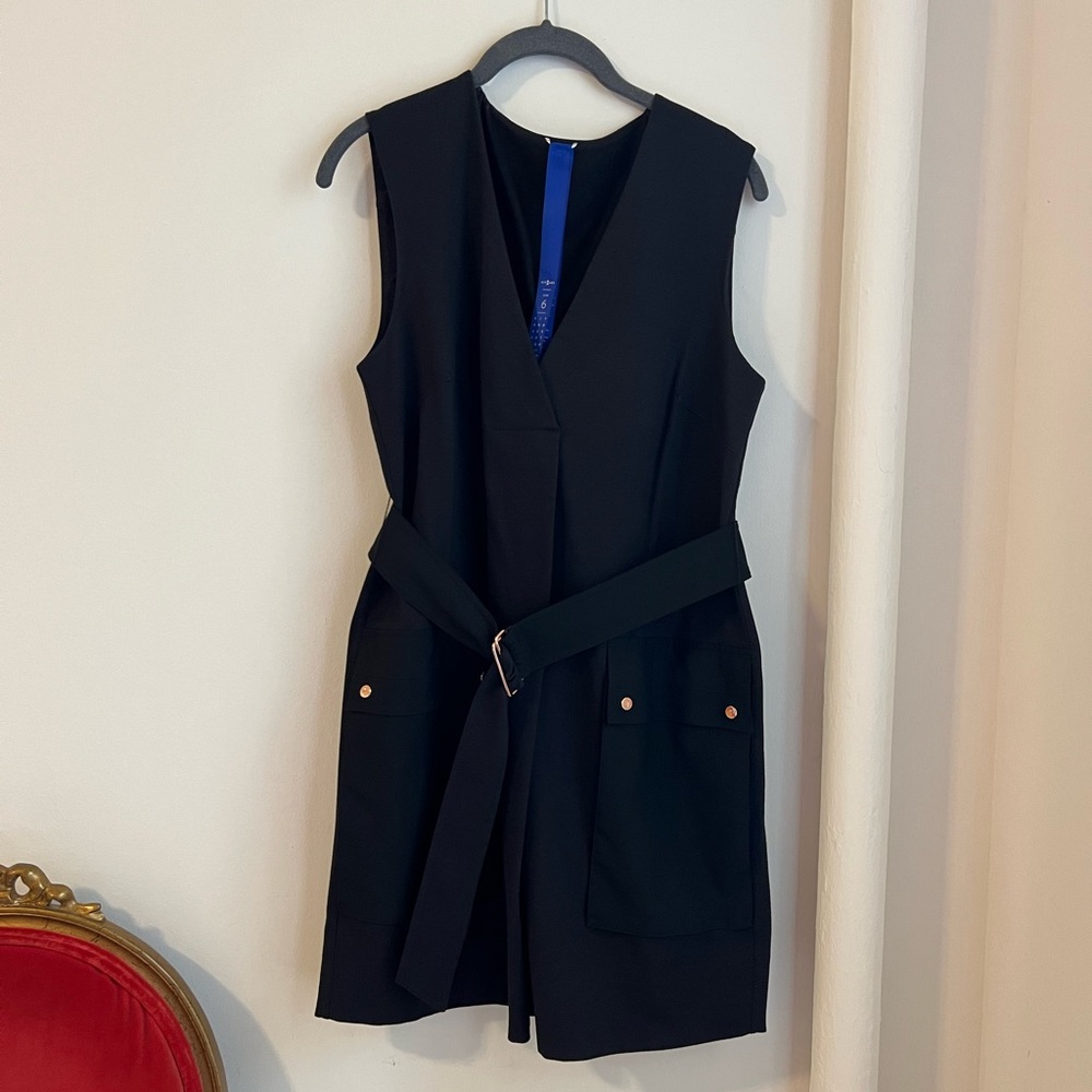 Kit and Ace Belted Vest Dress